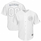 Chicago Cubs Majestic 2019 Players' Weekend Cool Base Roster Customized White Jersey,baseball caps,new era cap wholesale,wholesale hats